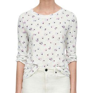Rebecca Taylor Sakura Floral Tee / T-shirt Top